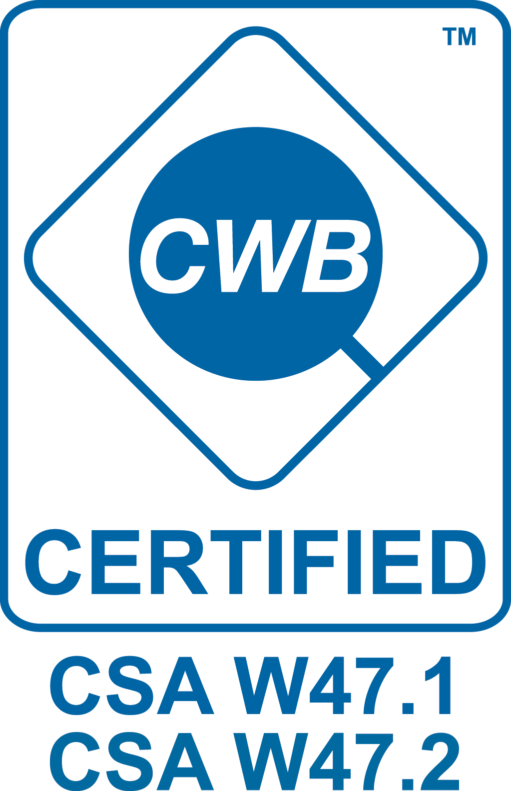 Canadian Welding Bureau Certified